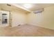 This finished basement offers neutral carpet, and natural light at 2285 N Monaco Pkwy, Denver, CO 80207