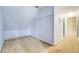 This bedroom has a unique built-in closet system, and a neutral carpet at 2285 N Monaco Pkwy, Denver, CO 80207
