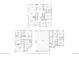 A combined floorplan showing main, second, and basement floors at 457 Buena Vista Rd, Golden, CO 80401