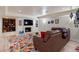 Finished basement with fireplace and ample living space at 7857 Allison Ct, Arvada, CO 80005