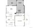 First floor plan featuring gourmet kitchen, great room, flex room, garage and optional covered patio at 4575 Thistle Dr, Brighton, CO 80601
