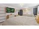Elegant bedroom with TV, decorative lighting, and closet space at 3383 S Boston Ct, Denver, CO 80231