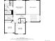 Second story layout featuring bedrooms, walk-in closets, hall, and primary bedroom dimensions at 7453 S Norfolk St, Aurora, CO 80016