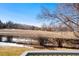 View from deck overlooking open space and mature trees at 2451 S Fenton Dr, Lakewood, CO 80227