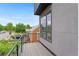 Balcony view overlooking the street at 1284 Tennyson St # 1, Denver, CO 80204