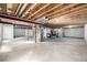 Unfinished basement with high ceilings at 8445 Braun Loop, Arvada, CO 80005