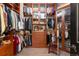 Large walk-in closet with ample shelving and hanging space at 5224 Knobcone Dr, Castle Rock, CO 80108