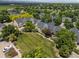 Aerial view of neighborhood showcasing lush landscaping and well-maintained homes at 2528 Concord Cir, Lafayette, CO 80026