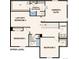 Upper level floor plan featuring owner's suite, owner's bath, loft/bedroom, 3 additional bedrooms, and laundry room at 4265 Gozzer Ranch Dr, Elizabeth, CO 80107