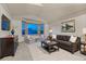 Cozy living room featuring comfortable seating and a bay window at 1838 Mountain Daisy Ct, Highlands Ranch, CO 80129