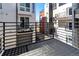Balcony area with black metal railings at 3043 W 19Th Ave, Denver, CO 80204