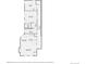 Detailed floorplan showing the layout of a condo with a living room, kitchen, dining area, bedrooms, laundry, and bathrooms at 1210 E Colfax Ave # 206, Denver, CO 80218