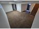 Spacious basement featuring updated flooring and bright natural light at 12063 E Arizona Dr, Aurora, CO 80012