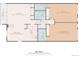 Layout of a 2-bedroom, 4-bathroom condo with kitchen, living and dining areas at 805 Columbine Rd # 202, Breckenridge, CO 80424