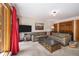 Comfortable living room with neutral tones and a large sectional sofa at 805 Columbine Rd # 202, Breckenridge, CO 80424