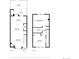 Detailed floor plan showcasing layout of the home with the kitchen, living room, bedrooms, and bathrooms at 9618 W Chatfield Ave # B, Littleton, CO 80128