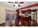 Modern kitchen with granite countertops and stainless steel appliances at 12906 W 24Th Pl, Golden, CO 80401