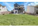Spacious backyard with a well-kept lawn and outdoor entertaining areas, great for gatherings at 1174 Williams Loop, Elizabeth, CO 80107
