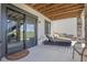 Outdoor patio space with lounge chairs, perfect for relaxing and enjoying the scenery at 1174 Williams Loop, Elizabeth, CO 80107