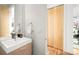 Modern bathroom featuring a sleek vanity and contemporary fixtures at 33 S Ogden St, Denver, CO 80209
