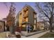 Modern three-story home showcasing sharp architecture and stylish balconies at 33 S Ogden St, Denver, CO 80209