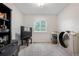 Comfortable bedroom with natural light, ample storage, and dedicated space for pet accessories at 9631 S Dover Way, Littleton, CO 80127