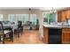 Eat in kitchen featuring great natural light, granite counters, and stainless steel appliances at 9631 S Dover Way, Littleton, CO 80127