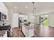 Eat-in kitchen featuring granite countertops, stainless steel appliances, and ample natural light at 3325 Umber Cir, Castle Rock, CO 80109