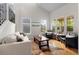 Bright living room with hardwood floors, large windows, and comfortable seating at 6040 Virgil St, Arvada, CO 80403