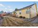 Large backyard offers outdoor space and features an arched window for added curb appeal at 12776 Yates Cir, Broomfield, CO 80020