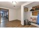 An empty room is adjacent to a small closet and another room where a home gym is located at 5106 Eagle Ct, Denver, CO 80239