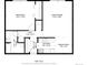 Detailed floor plan showcases layout, dimensions, and spatial relationships between rooms at 7755 E Quincy Ave # 203A2, Denver, CO 80237