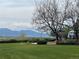 Community park featuring lush green grass, playground, and scenic mountain views at 1101 Ridgeview Cir, Broomfield, CO 80020