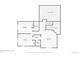 Floor plan depicting layout of level two showcasing bedrooms and bathrooms at 1015 Graland Pl, Highlands Ranch, CO 80126