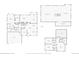 Detailed floor plan showcasing the layout of the home's first and second floors and basement at 1015 Graland Pl, Highlands Ranch, CO 80126