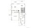 First floor plan featuring an open kitchen, dining, and great room space, study, and a 2 car garage at 45910 Gentry Ave, Bennett, CO 80102