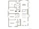 Second floor plan featuring primary bedroom with walk-in closet, three additional bedrooms, a loft, and laundry at 45910 Gentry Ave, Bennett, CO 80102