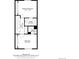 Upper floor plan with two bedrooms, two baths, and a hallway at 12035 Leyden St, Brighton, CO 80602