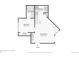 Floor plan showing the layout of the unit including the bedroom, bathroom, living room, and kitchen at 4876 E Kentucky Ave # F, Denver, CO 80246