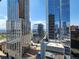 Spectacular city views from a high-rise residence, showcasing modern architecture at 1020 15Th St # 25D, Denver, CO 80202