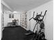 Finished basement features office and workout space at 1245 Garfield St, Denver, CO 80206