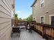 Enclosed patio with outdoor seating arrangement, and fencing at 14823 W 70Th Dr # A, Arvada, CO 80007