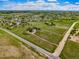 Aerial view of property, highlighting the home, barn, and surrounding acreage at 41504 Vista Ridge, Parker, CO 80138