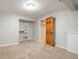 Spacious basement bedroom with ample closet space and neutral carpet and trim at 41504 Vista Ridge, Parker, CO 80138