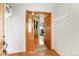 Inviting foyer with warm tile floors and a view into a bright living area at 41504 Vista Ridge, Parker, CO 80138