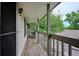 Relaxing balcony offers a private outdoor space at 6880 E Appleton Cir, Centennial, CO 80112