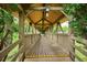 Charming covered wooden bridge walkway with scenic views at 6880 E Appleton Cir, Centennial, CO 80112