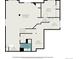Basement floor plan featuring a recreation room, bedroom, utility area, storage, and bar space at 26004 E Elmhurst Pl, Aurora, CO 80016
