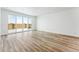 Living room with sliding glass doors leading to backyard at 3361 N Buchanan Way, Aurora, CO 80019