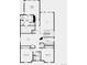 Upstairs floorplan featuring a primary suite, loft, two bedrooms, two baths and laundry room at 13358 Blue Amber Ct, Parker, CO 80134